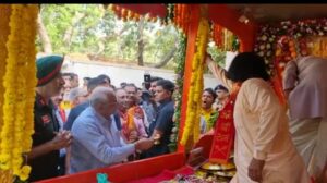 શ્રી હનુમાન ટ્રસ્ટ દ્વારા આયોજિત હનુમાન યાત્રાને મુખ્યમંત્રી શ્રી ભૂપેન્દ્ર પટેલે પ્રસ્થાન કરાવ્યું