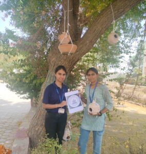 पक्षियों के लिए सेवा अभियान सीकेएनकेएच फाउंडेशन की पहल लाडनूं, राजस्थान