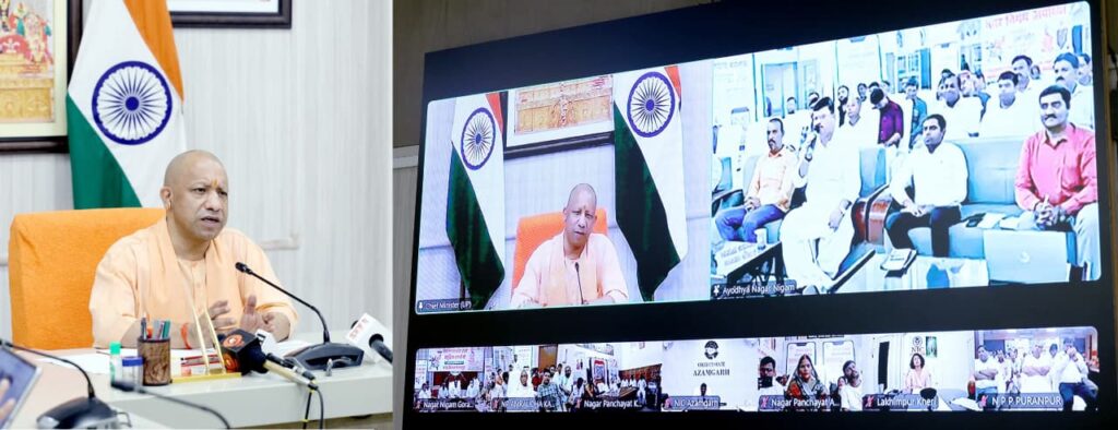 मुख्यमंत्री योगी ने जनप्रतिनिधियों से किया ‘विकसित उत्तर प्रदेश-2047’ पर संवाद