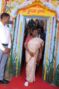 महामहिम राष्ट्रपति द्रौपदी मुर्मू की एक दिवसीय धार्मिक यात्रा