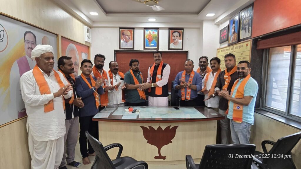 પાટણમાં કોંગ્રેસ યુથ નેતાઓનો ભાજપમાં વિધિવત પ્રવેશ