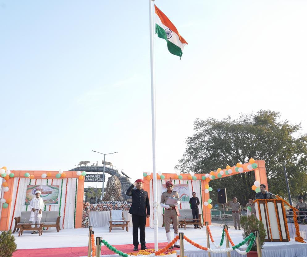 अंबरडी सफारी पार्क में 77वें गणतंत्र दिवस का शानदार आयोजन
