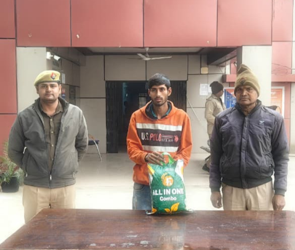 राया पुलिस की बड़ी कार्रवाई: डेढ़ किलो गांजा के साथ तस्कर गिरफ्तार