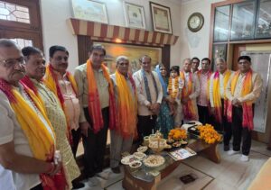 Grand Welcome for Ramesh Chandra Gupta ‘Tungawala’, National President of Akhil Bharatvarshiya Khandelwal Vaishya Mahasabha
